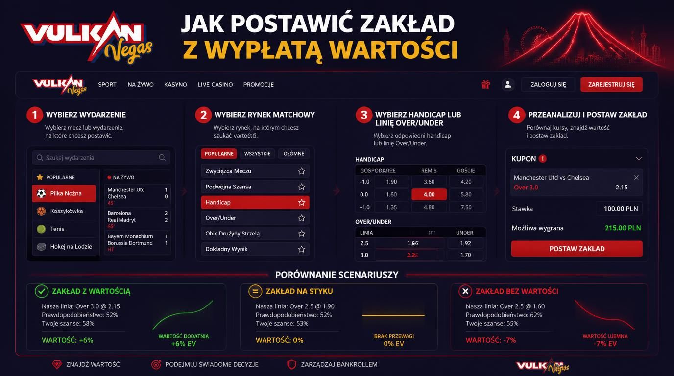 Proces obstawiania zakładu – wybór meczu, rynku, kursu